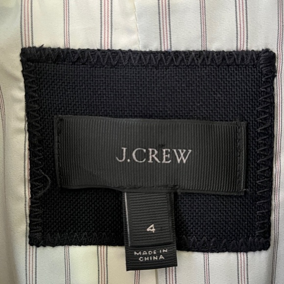 J. Crew Rhodes 100% Italian Wool Blazer Office Career Preppy | Darkest Navy | 4 - Picture 9 of 16